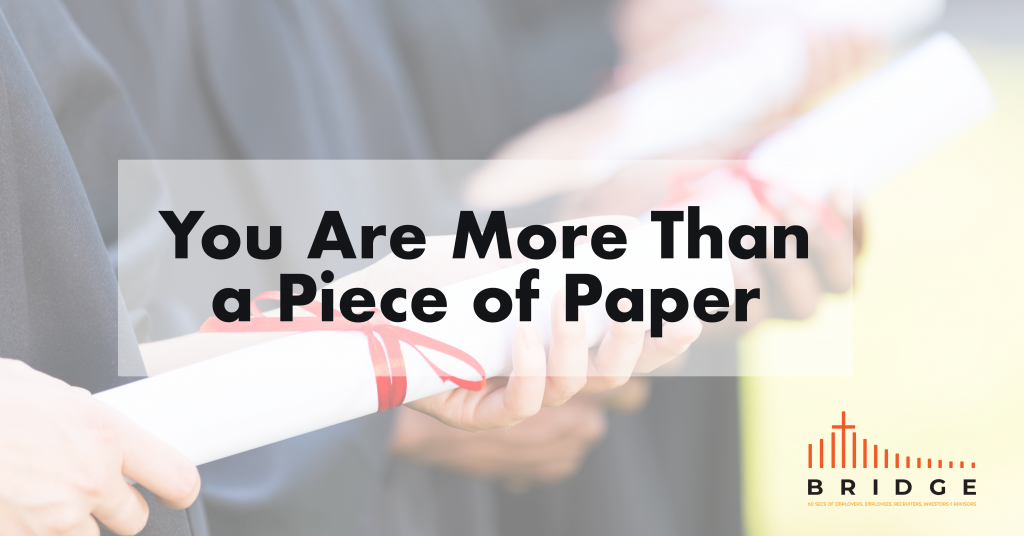 You Are More Than a Piece of Paper